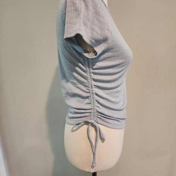 Gypsies & Moondust Juniors' Ruched Sides Blue Size Medium - Picture 6 of 7